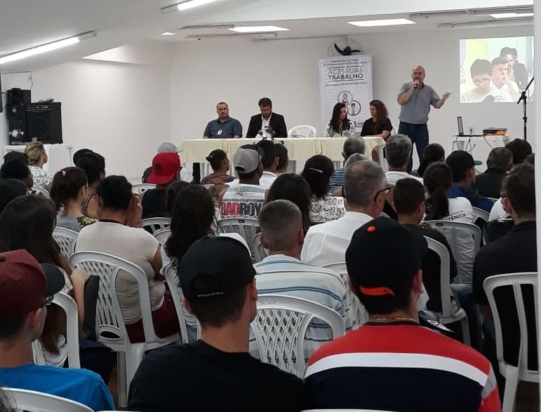 CIEE Itajaí marca presença no 1° Seminário Acessuas Trabalho