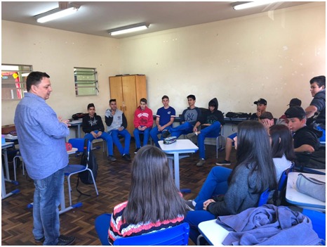 CIEE Joaçaba oferece workshop a estudantes da E.E.B Governador Celso Ramos