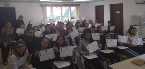 CIEE Lages recebe os 35 concluintes da Oficina Socioeducativa