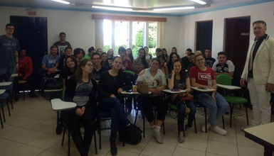 Ph.D. em Parapsicologia Mística Integrativa palestra para aprendizes de Lages