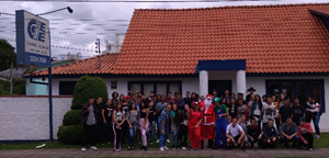 Aprendizes do CIEE Lages realizam Festa de Natal no CEIM Eudalto Lopes de Sá