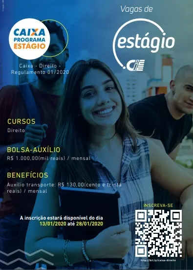 Estágio – CIEE / Caixa – Edital 04/2023 – Graduação em Direito