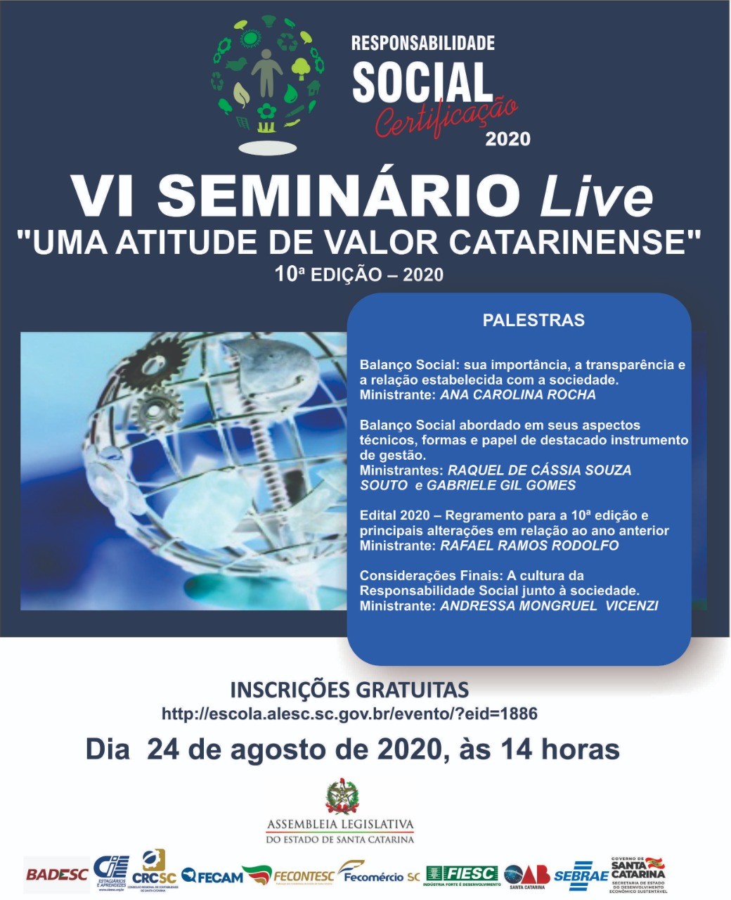 Comissão Mista de Responsabilidade Social realiza seminário para sanar dúvidas de interessados na certificação