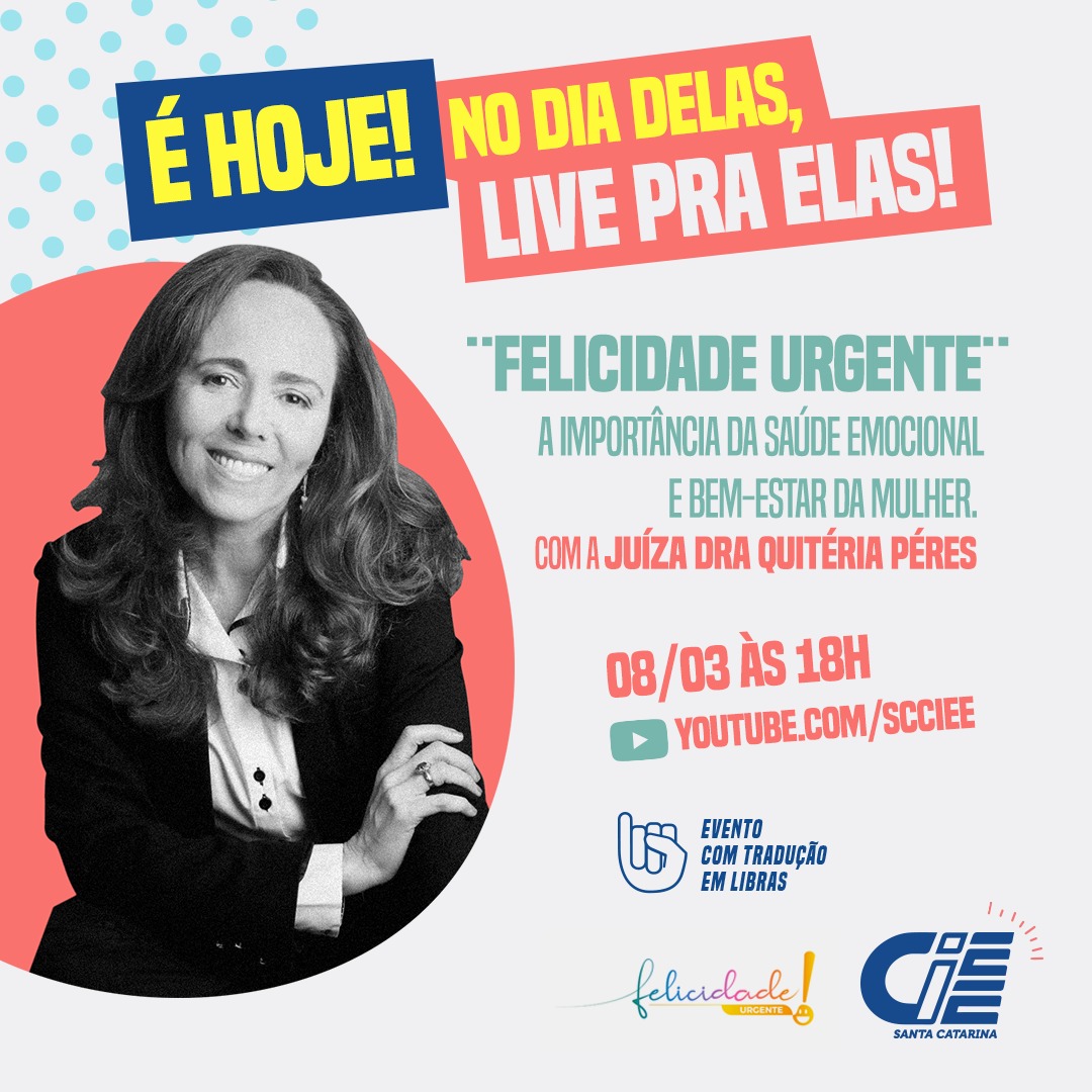 CIEE/SC prepara live especial no Dia Internacional da Mulher