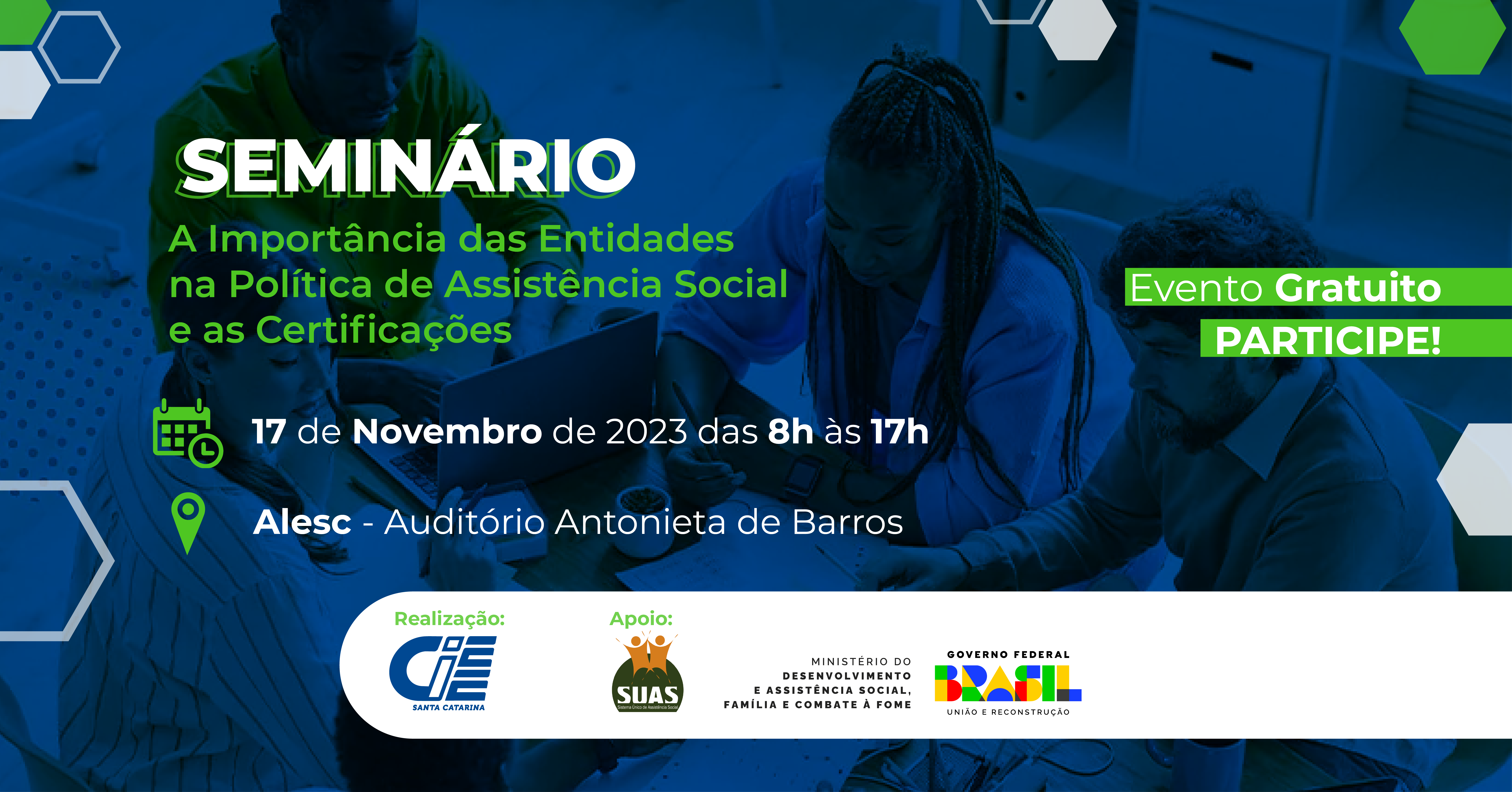 CIEE/SC promove Seminário sobre participação das entidades na Política de Assistência Social